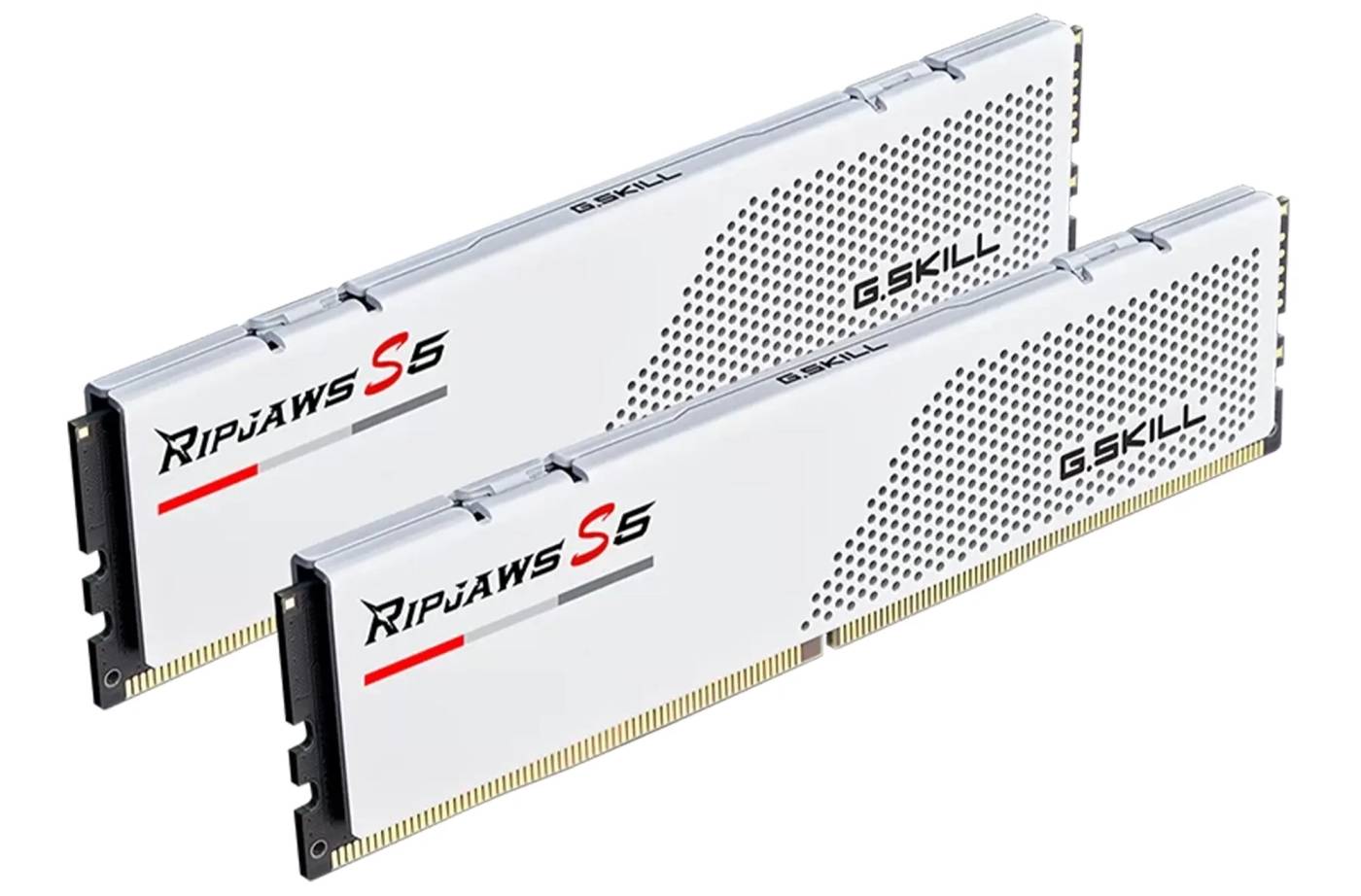Память DDR G.Skill DDR5 2x16GB/6000 Ripjaws S5 White (F5-6000J3238F16GX2-RS5W) - Фото 1