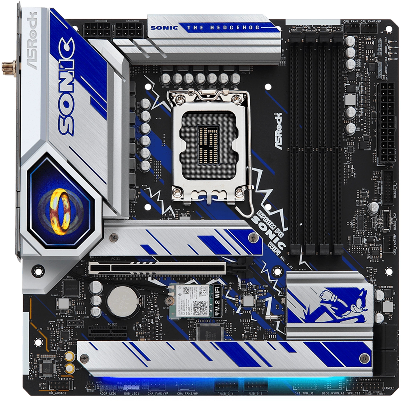 Материнская плата ASRock B760M PG SONIC WIFI DDR5 - Фото 1