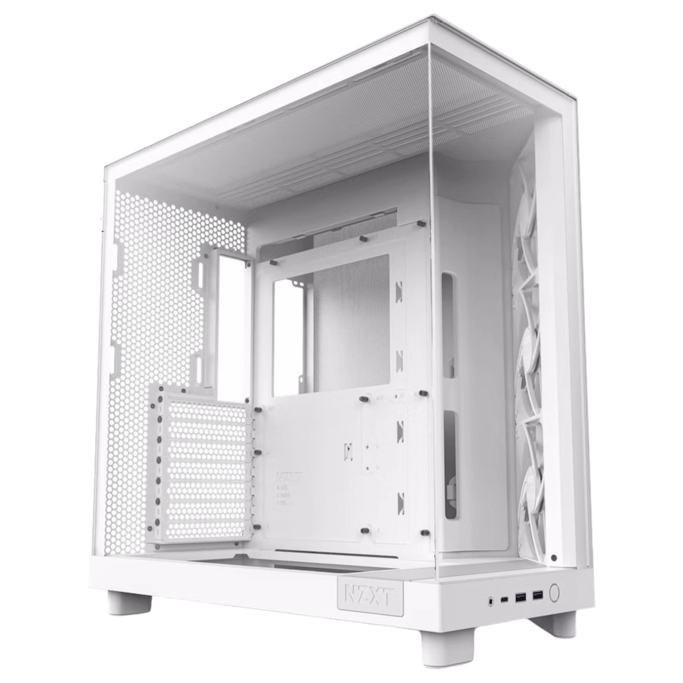 Корпус NZXT H6 Flow White (CC-H61FW-01) - Фото 1