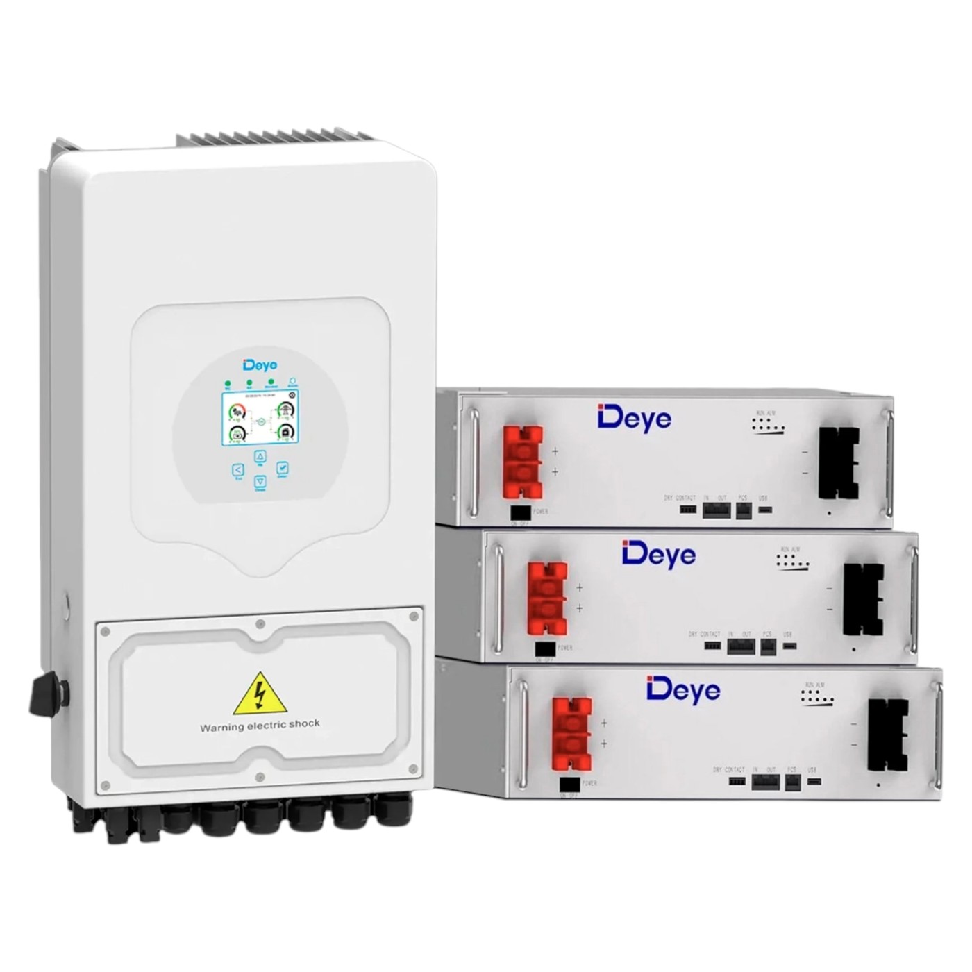 Система хранения энергии Deye SUN-6K-SG03LP1-EU-3DE15.36K-LFP - Фото 1