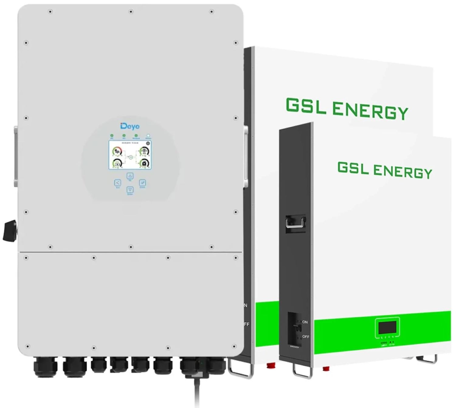 Система хранения энергии Deye SUN-10K-SG02LP1-EU-AM3-2GS10.24K-LFP-W - Фото 1