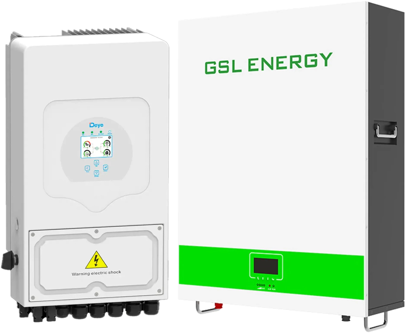 Система хранения энергии Deye SUN-6K-SG03LP1-EU-1GS5.1K-LFP-W - Фото 1