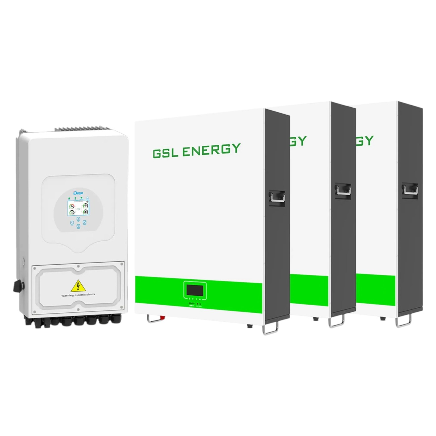 Система хранения энергии Deye SUN-6K-SG03LP1-EU-3GS15.36K-LFP-W - Фото 1
