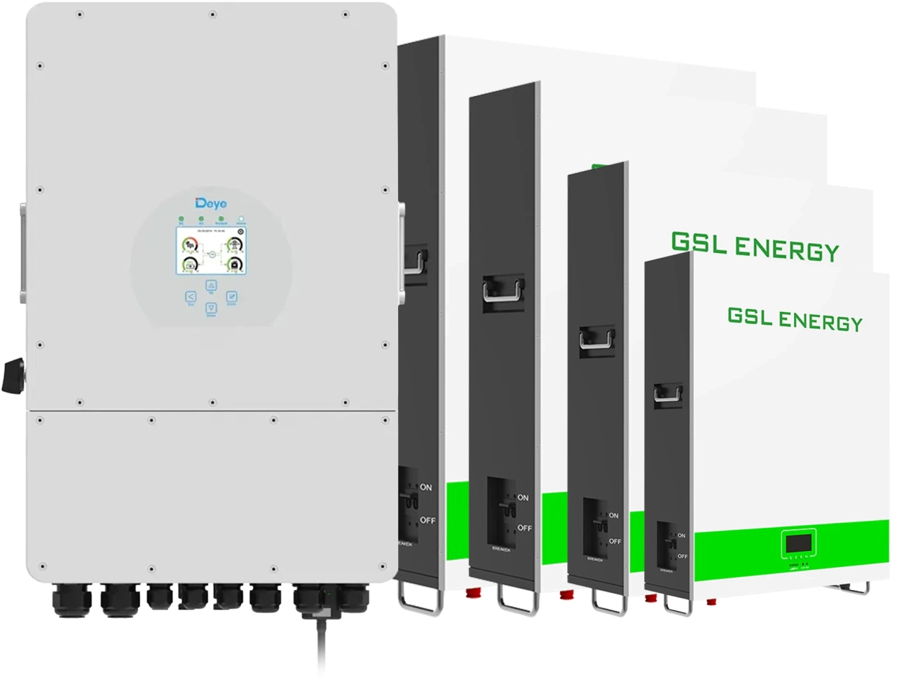 Система хранения энергии Deye SUN-12K-SG04LP3-EU-4GS20.48K-LFP-W - Фото 1