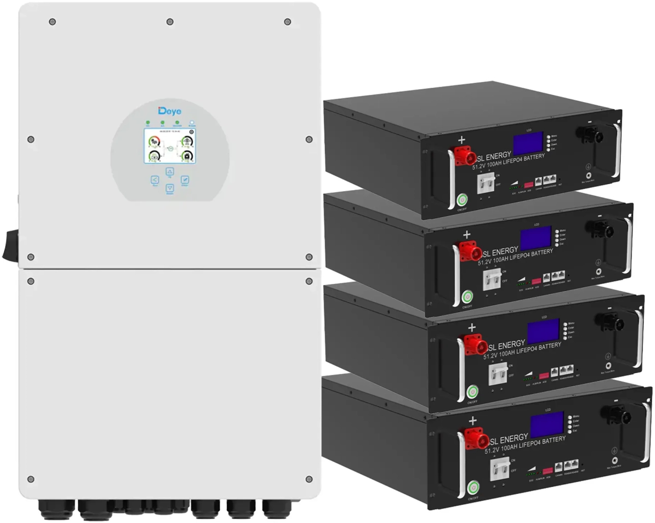 Система хранения энергии Deye SUN-16K-SG01LP1-EU-4GS20.48K-LFP - Фото 1