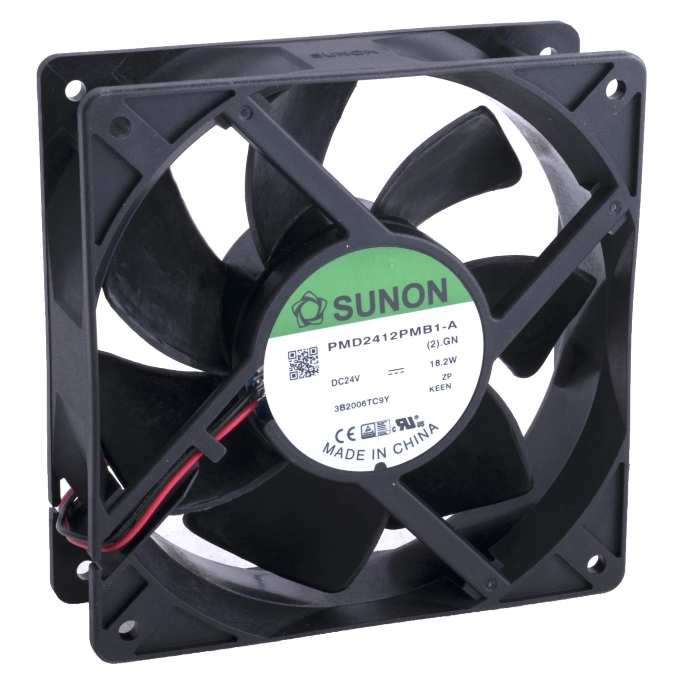 Корпусный вентилятор Sunon PMD2412PMB1A 120x120x38 24В DC - Фото 1