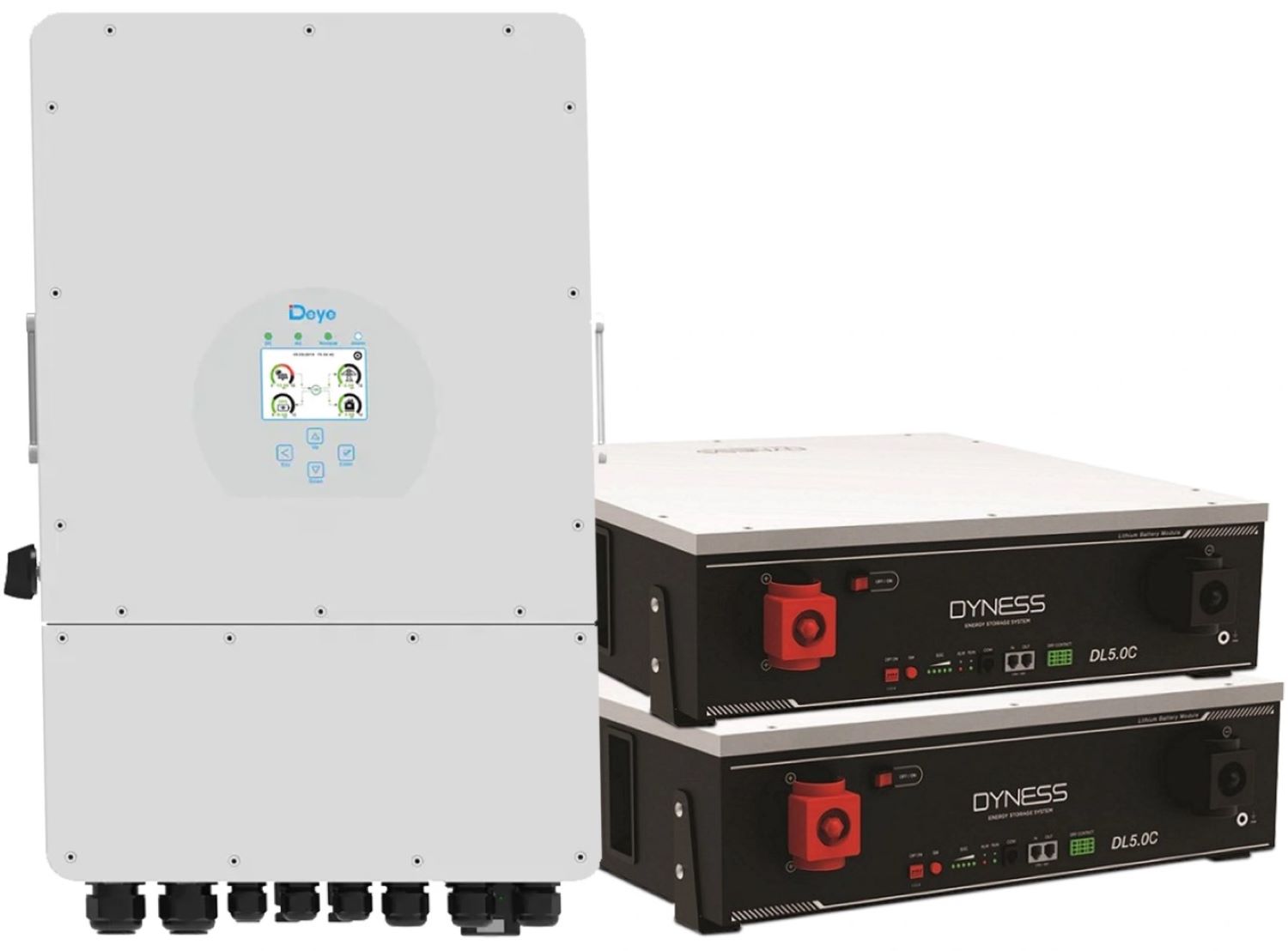 Система хранения энергии Deye SUN-5K-SG03LP1-EU-2DY10.24K-LFP-W - Фото 1