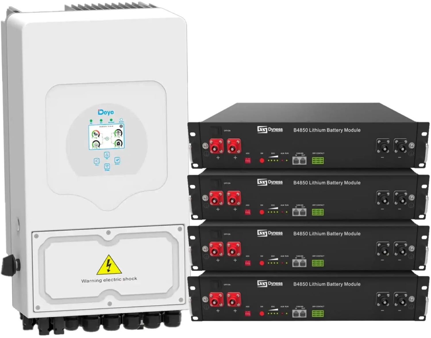 Система хранения энергии Deye SUN-5K-SG03LP1-EU-4DY9.6K-LFP - Фото 1