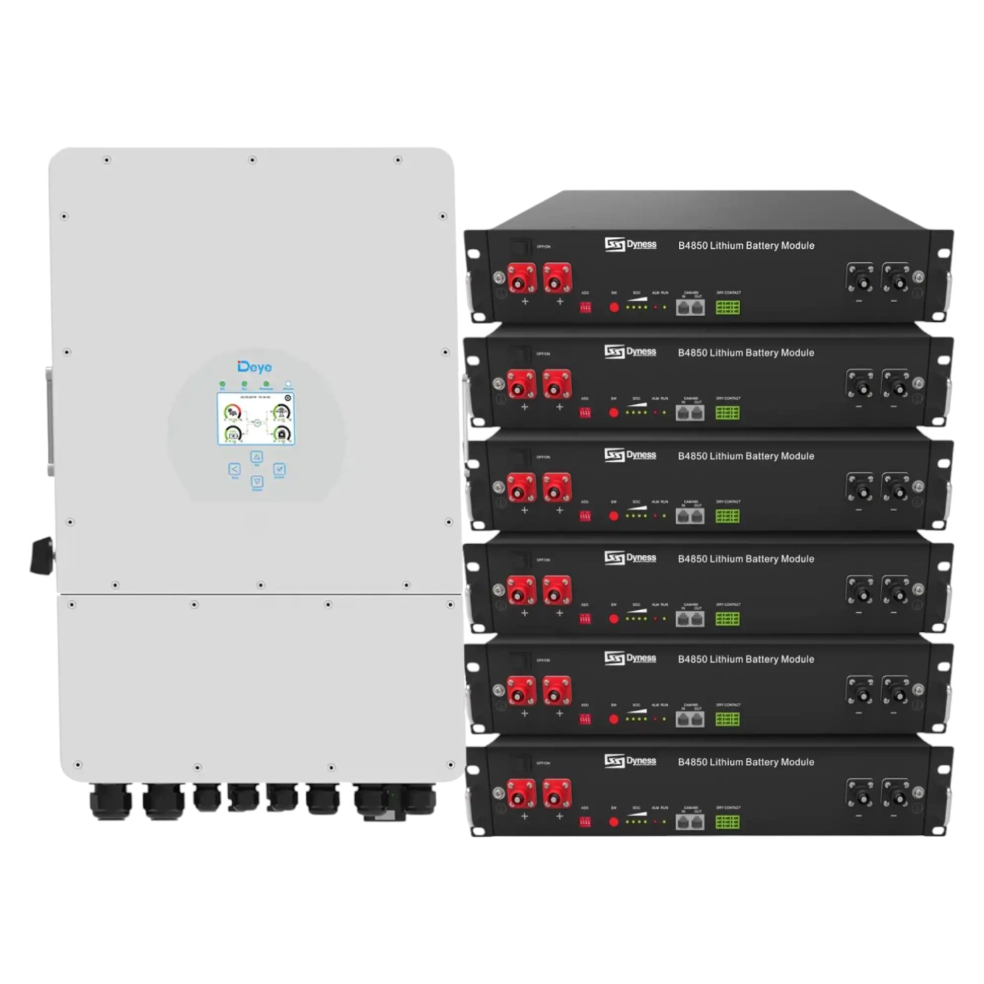 Система хранения энергии Deye SUN-8K-SG01LP1-EU-6DY14.4K-LFP - Фото 1