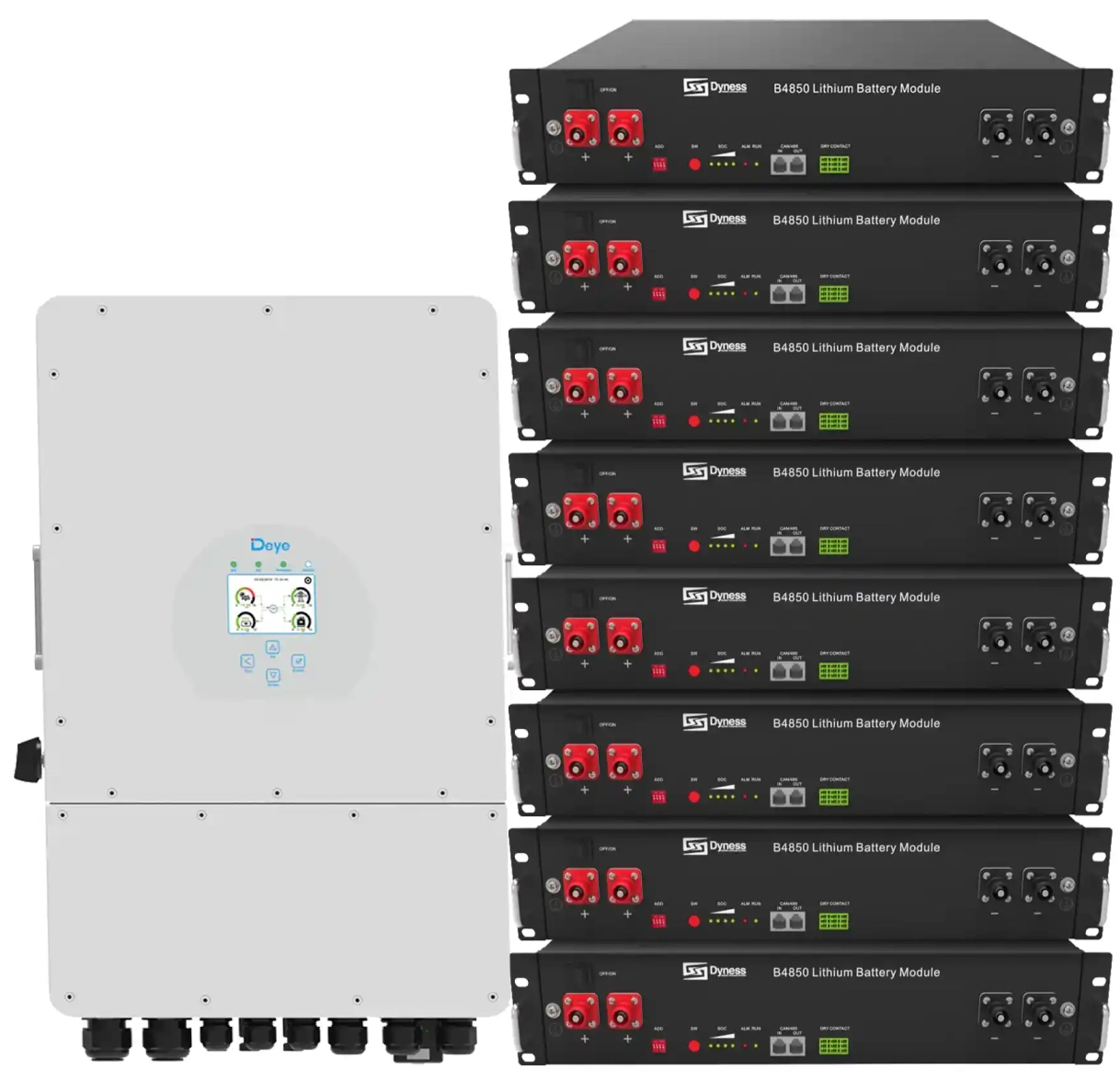 Система хранения энергии Deye SUN-12K-SG04LP3-EU-8DY19.2K-LFP-R - Фото 1
