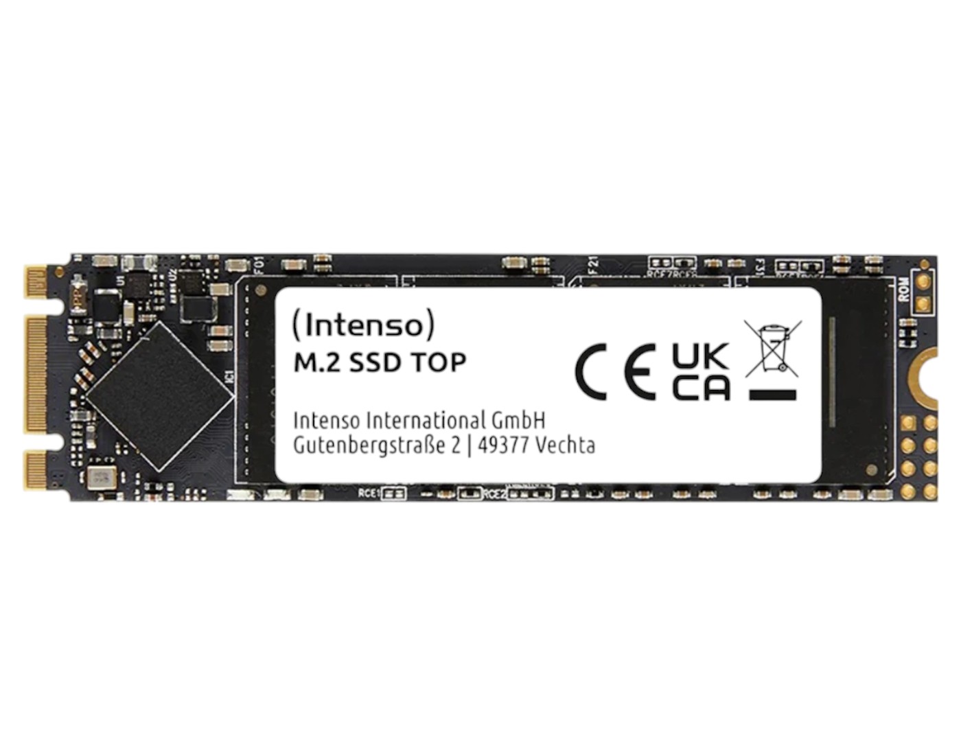 SSD-накопитель внутренний Intenso Intenso Top Performance 256GB M.2 SATA III 3D NAND SLC (3832440) - Фото 1