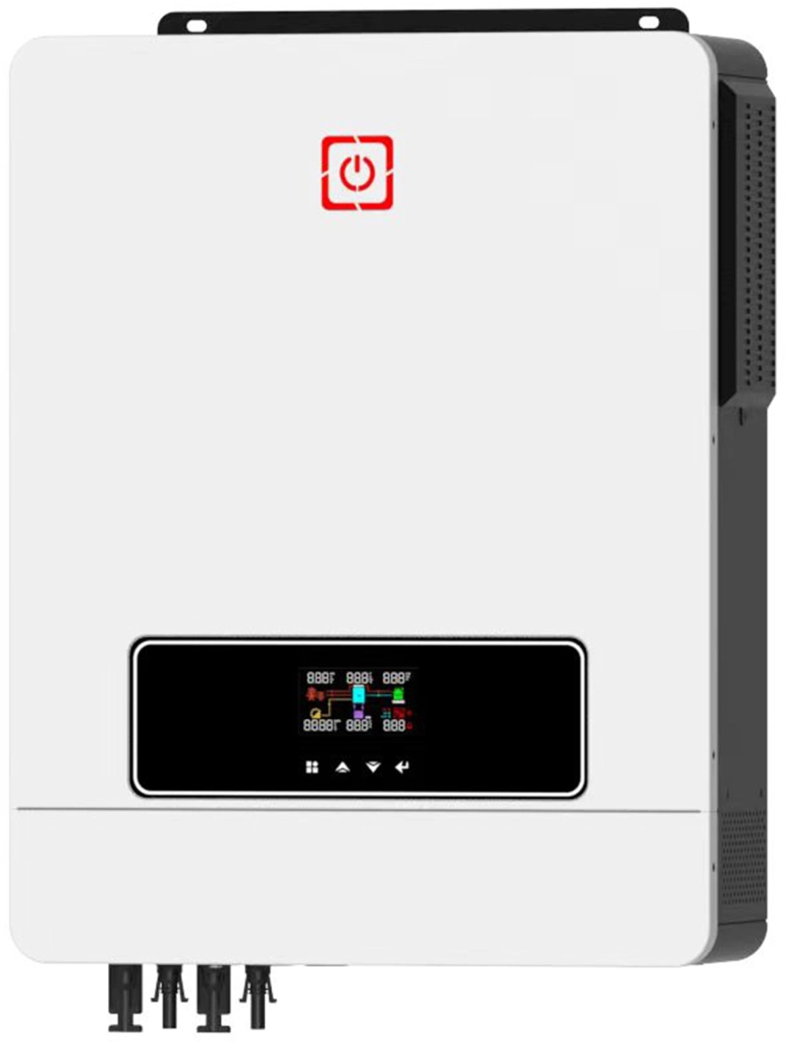 Инвертор гибридный солнечный Rayssa MAX 8.2KW 48V 2 MPPT 220V Однофазный (MAX8.2kW) - Фото 1