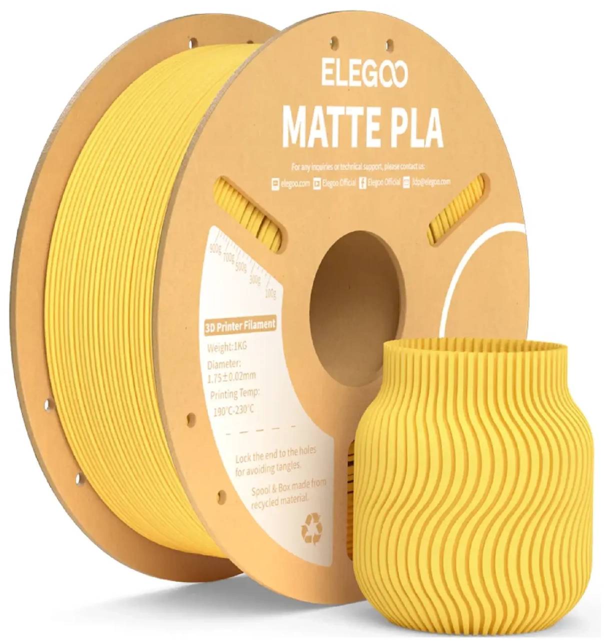 Нитка для PLA-картриджа Elegoo Filament 1.75 мм (50.203.0255) - Фото 1