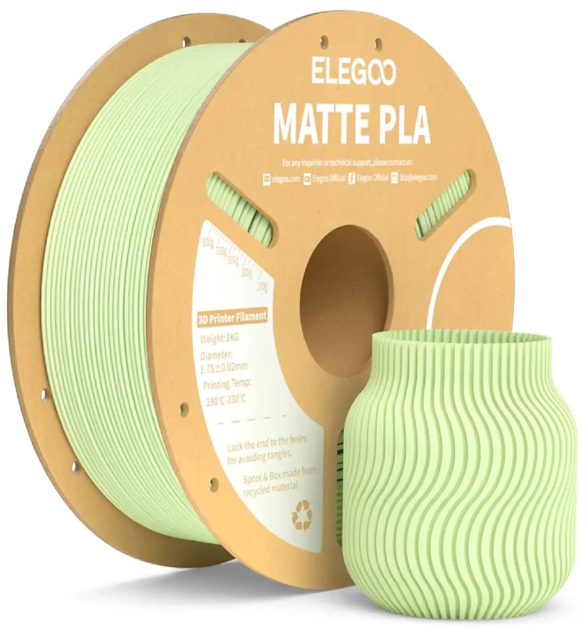 Нитка для PLA-картриджа Elegoo Filament 1.75 мм (50.203.0262) - Фото 1