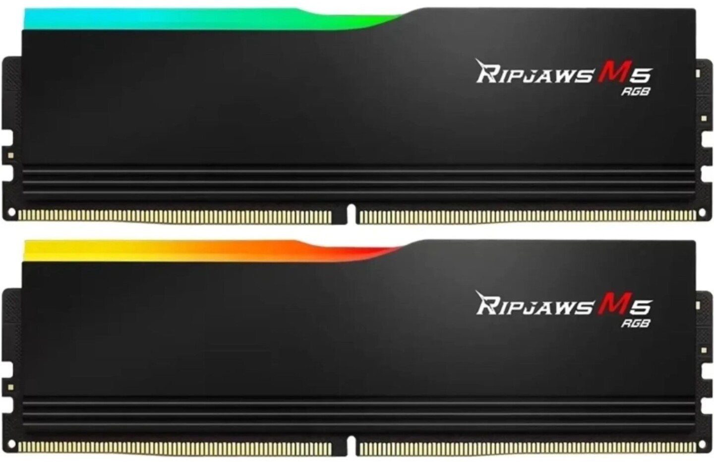 Память DDR G.Skill Ripjaws M5 RGB Black DDR5-6000 32GB (2x16GB) (F5-6000J3636F16GX2-RM5RK) - Фото 1