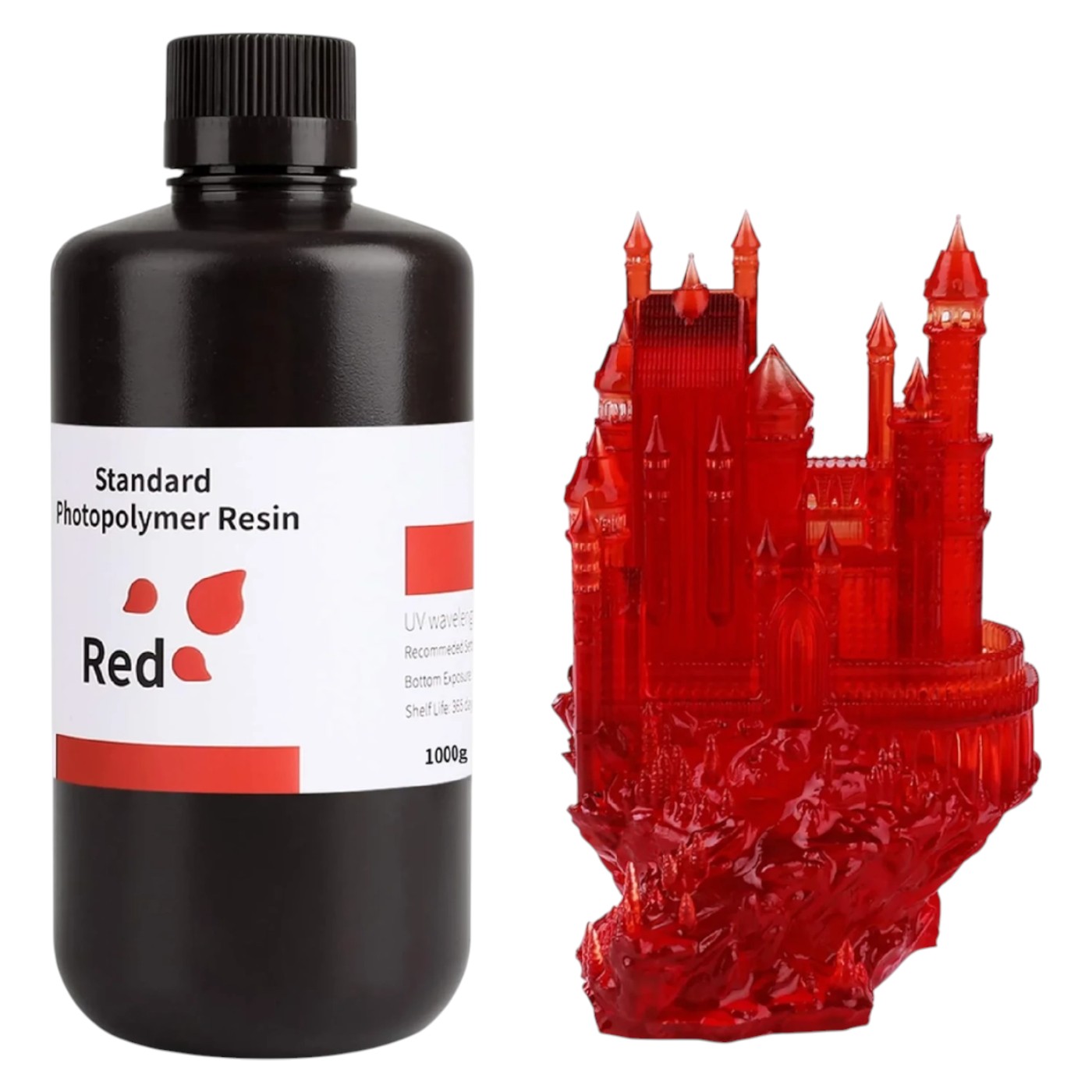 Резиновый фотополимер Elegoo Standard Resin 1кг (50.103.0090) - Фото 1