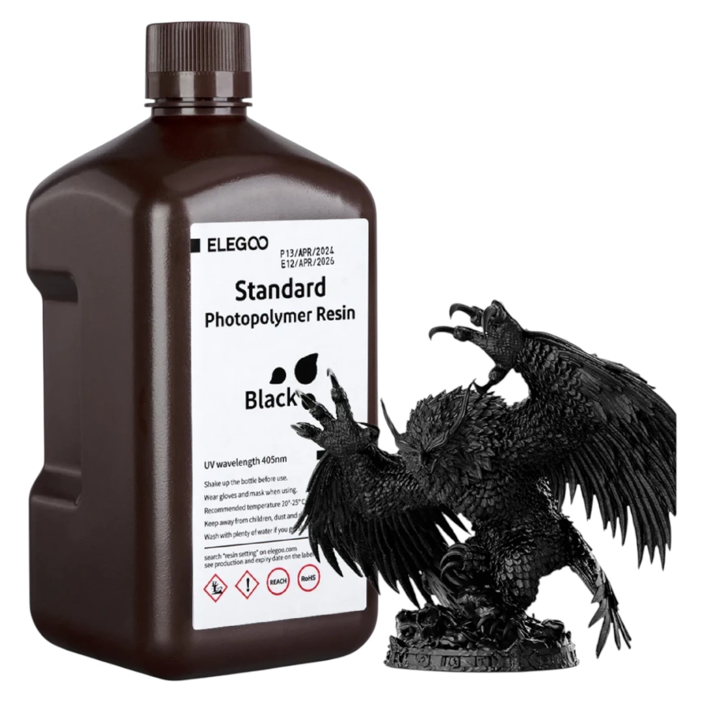 Резиновый фотополимер Elegoo Standard Resin 2кг (50.103.0180) - Фото 1