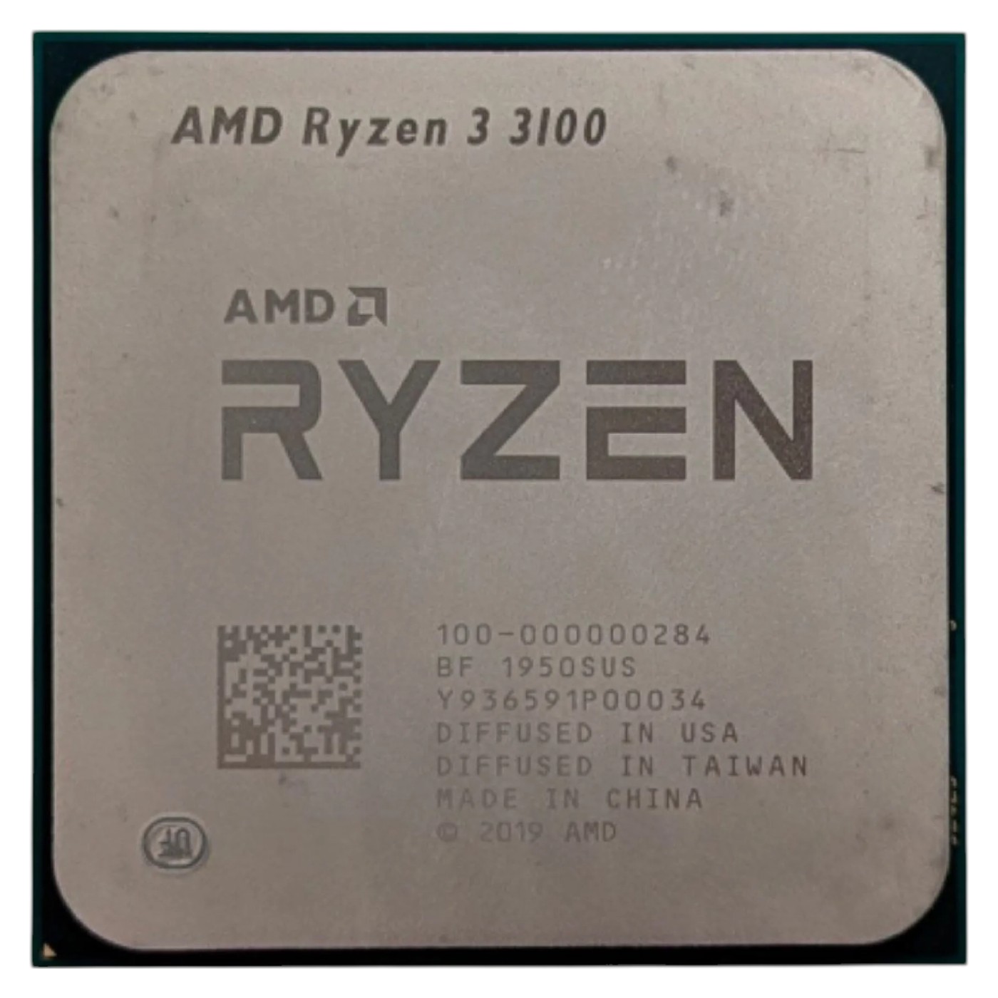 Процессор AMD Ryzen 3 3100 Tray (100-000000284) - Фото 1