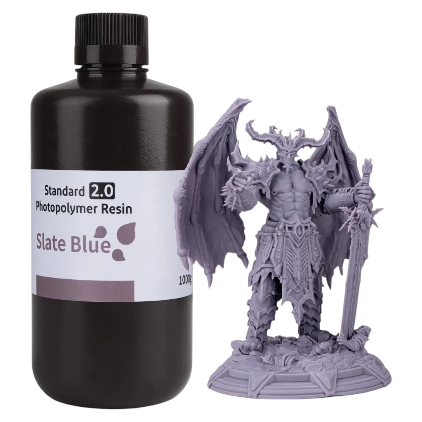 Резиновый фотополимер Elegoo Standard 2.0 Resin 1кг (50.103.0137) - Фото 1