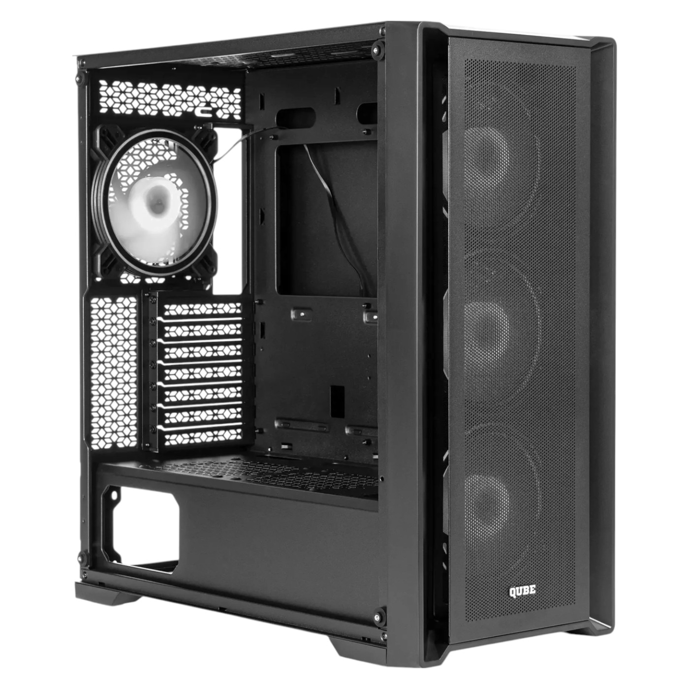 Корпус QUBE ARGON Black (ARGON_F1NU3) - Фото 1
