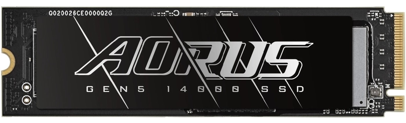 SSD-накопичувач внутрішній Gigabyte AORUS Gen5 14000 4TB M.2 2280 PCIe (AG514K4TB) - Фото 1