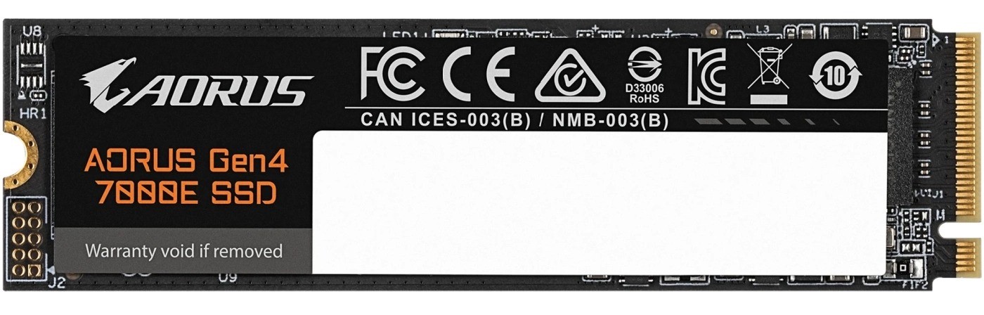 SSD-накопичувач внутрішній Gigabyte AORUS Gen4 7000E 2TB M.2 2280 PCIe (AG470E2TB) - Фото 1