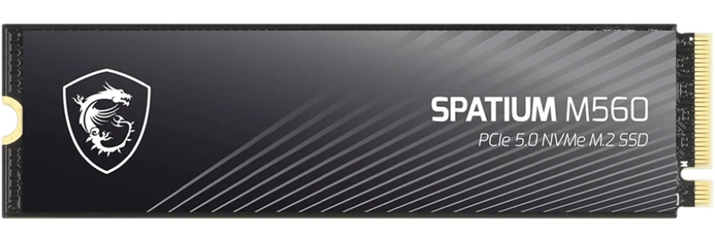 SSD-накопичувач внутрішній MSI SSD Spatium M560 1TB M.2 2280 NVMe PCIe 5.0 (S78-440L0F0-P83) - Фото 1
