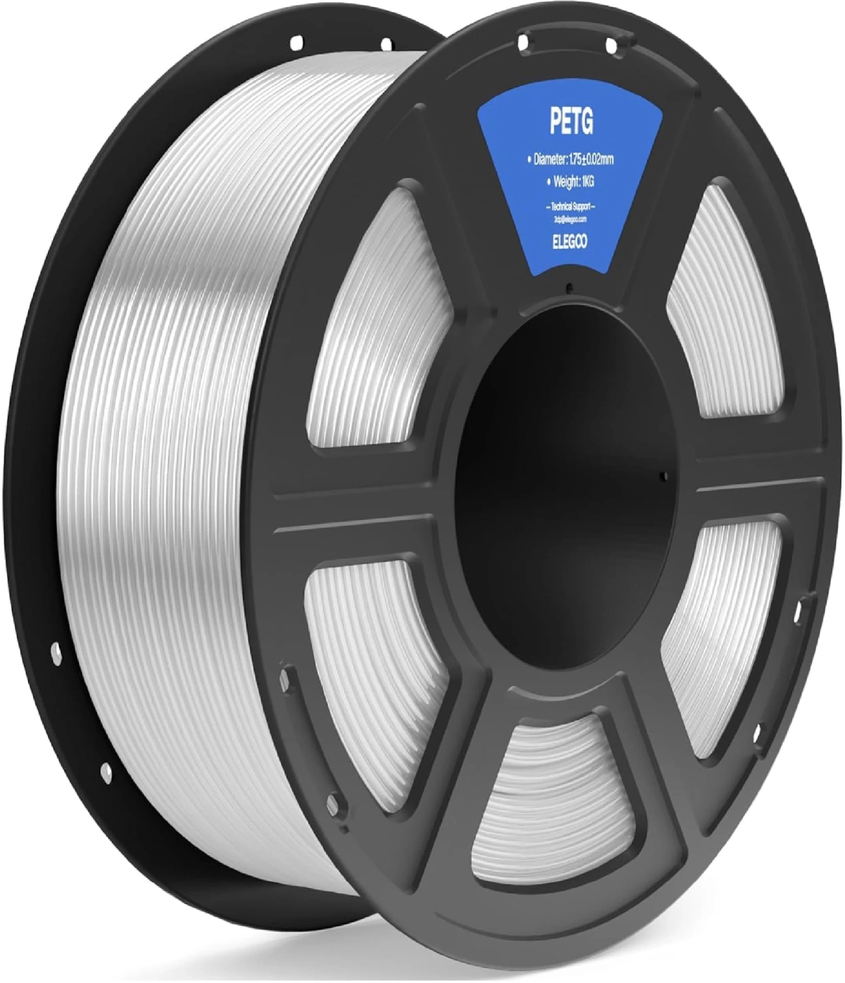 Нитка для PETG-картриджа Elegoo Filament 1.75мм прозрачный (50.203.0394) - Фото 1