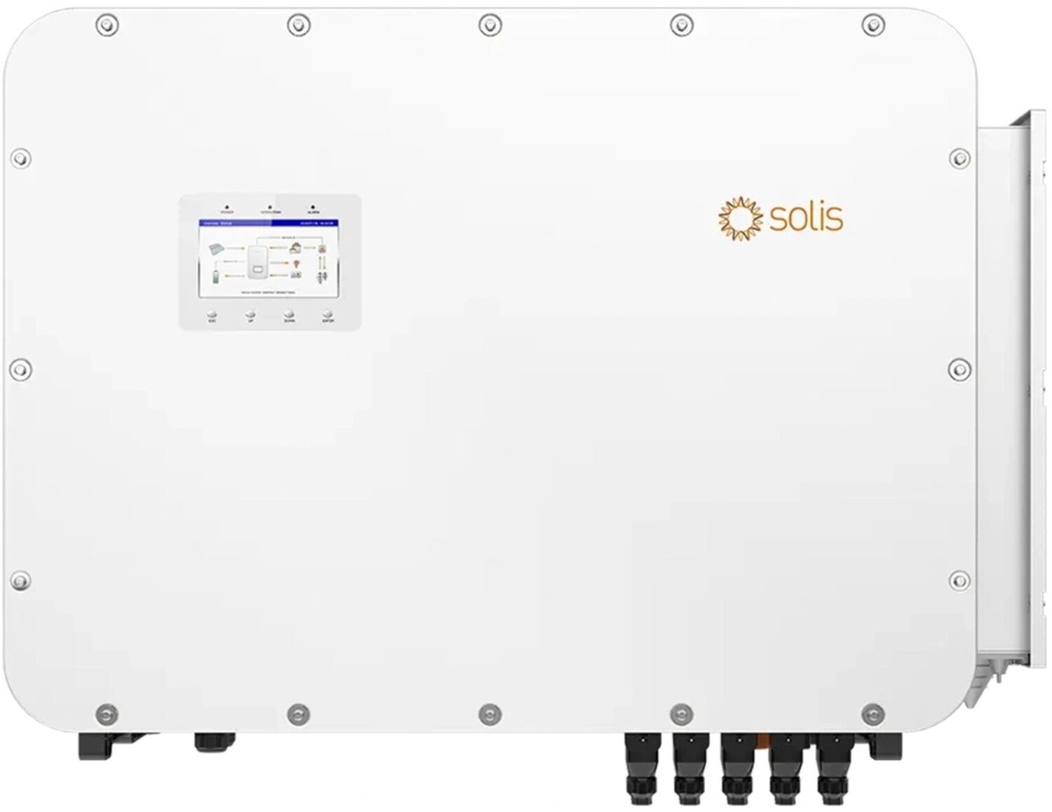 Інвертор гібридний сонячний Solis 125KW HV-battery 10 MPPT 220/380V Трифазний (S6-EH3P125K10-NV-YD-H) - Фото 1
