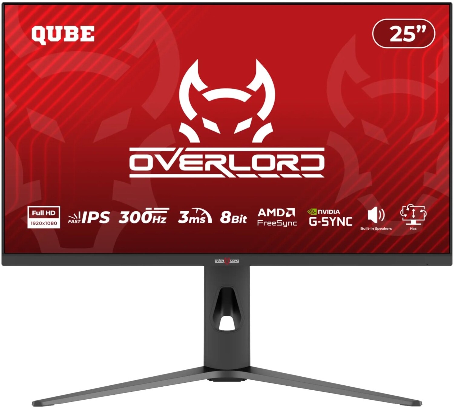 Монитор игровой QUBE Overlord G25F300H - Фото 1