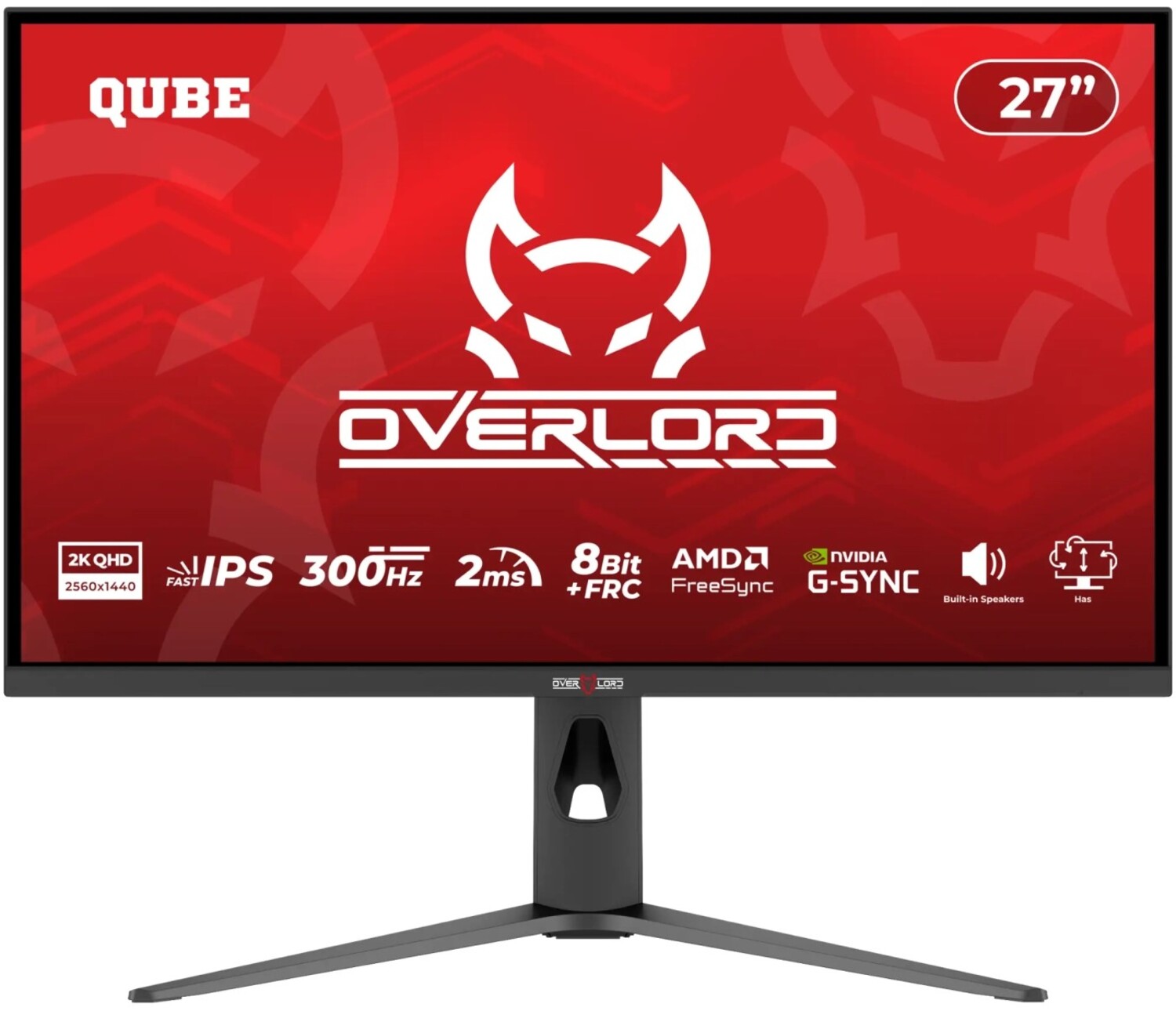 Монитор игровой QUBE Overlord G27Q300H - Фото 1
