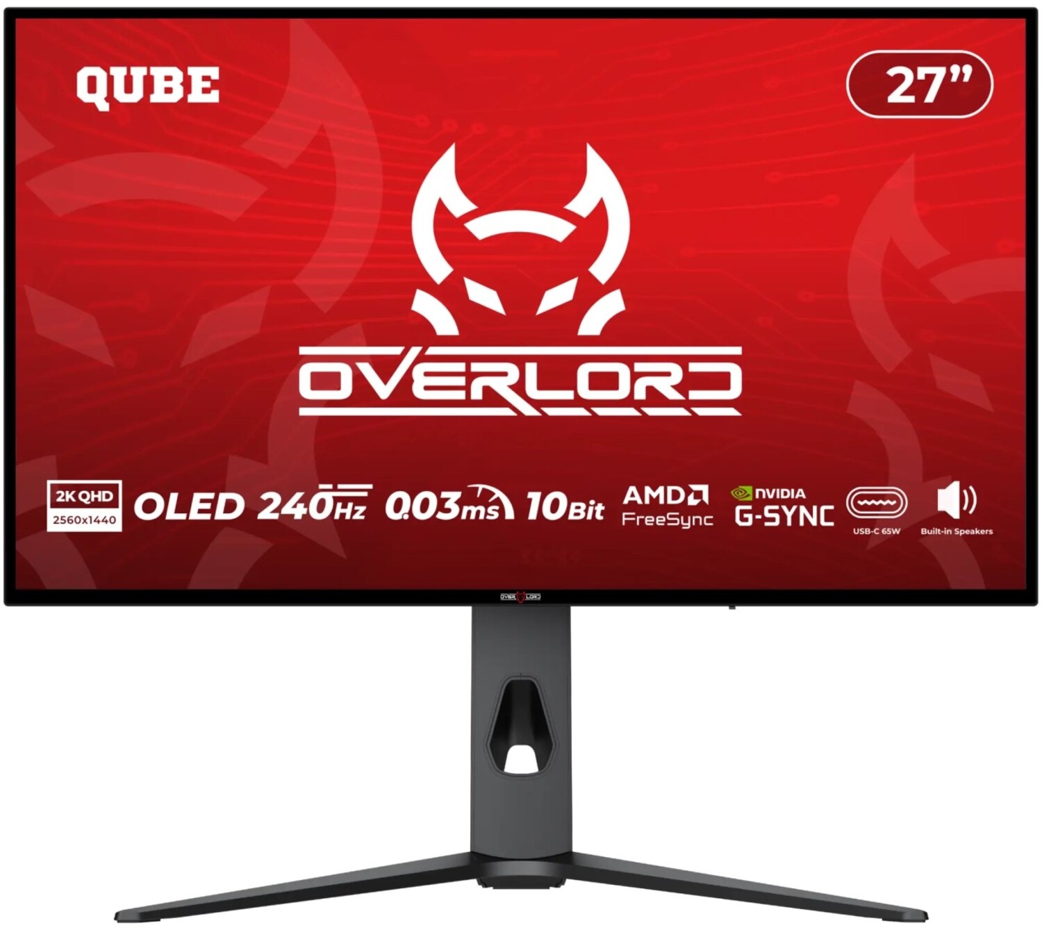 Монитор игровой QUBE Overlord OLED OG27Q240HC - Фото 1