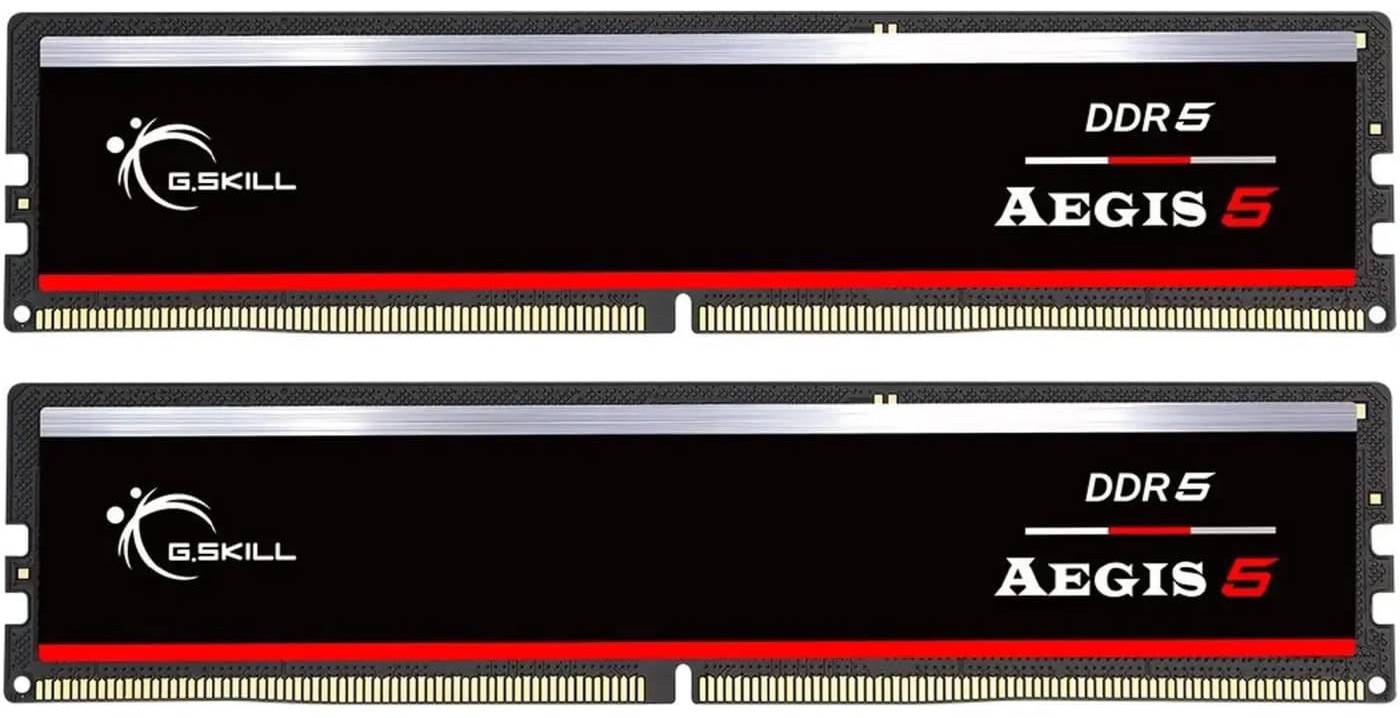 Память DDR G.Skill Aegis 5 DDR5-5200 CL40-40-40-83 1.10V 32GB 2x16GB (F5-5200J4040A16GX2-IS) - Фото 1
