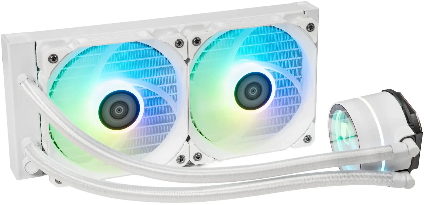 Водяная система охлаждения QUBE ZT-240 White - Фото 1