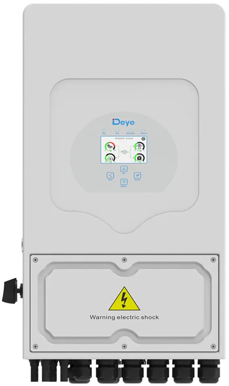 Купить Инвертор гибридный солнечный Deye (1ф, 8 кВт, 48V) (SUN-8K-SG05LP1-EU-AM2-P) - Фото 1 Инвертор гибридный солнечный Deye (1ф, 8 кВт, 48V) (SUN-8K-SG05LP1-EU-AM2-P) - Фото 1
