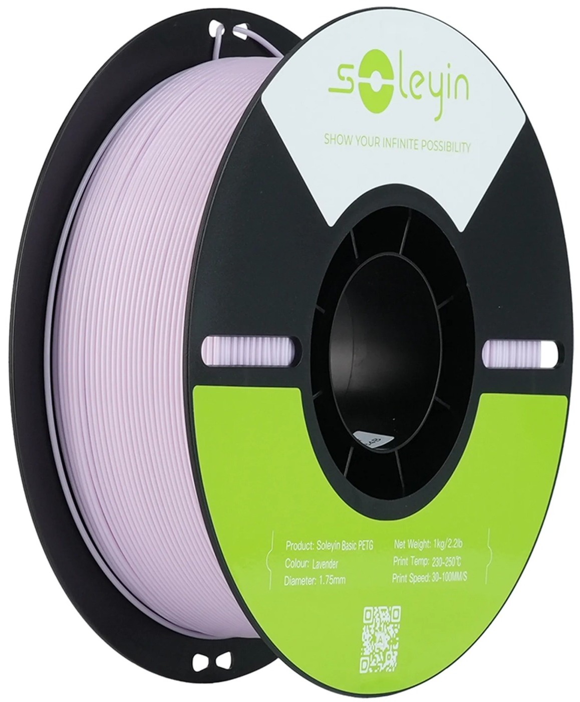 Нитка для PETG-картриджа Creality Filament Soleyin 1.75 мм лавандовий (3301030157) - Фото 1