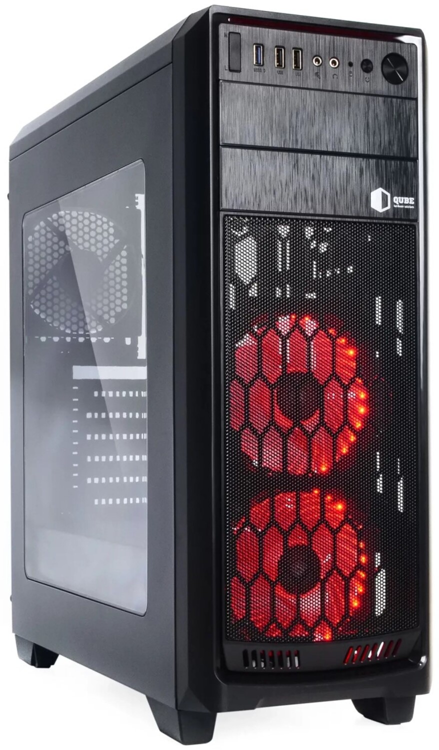 Корпус QUBE QBR09 Black (QBR09_WRNU3) - Фото 1