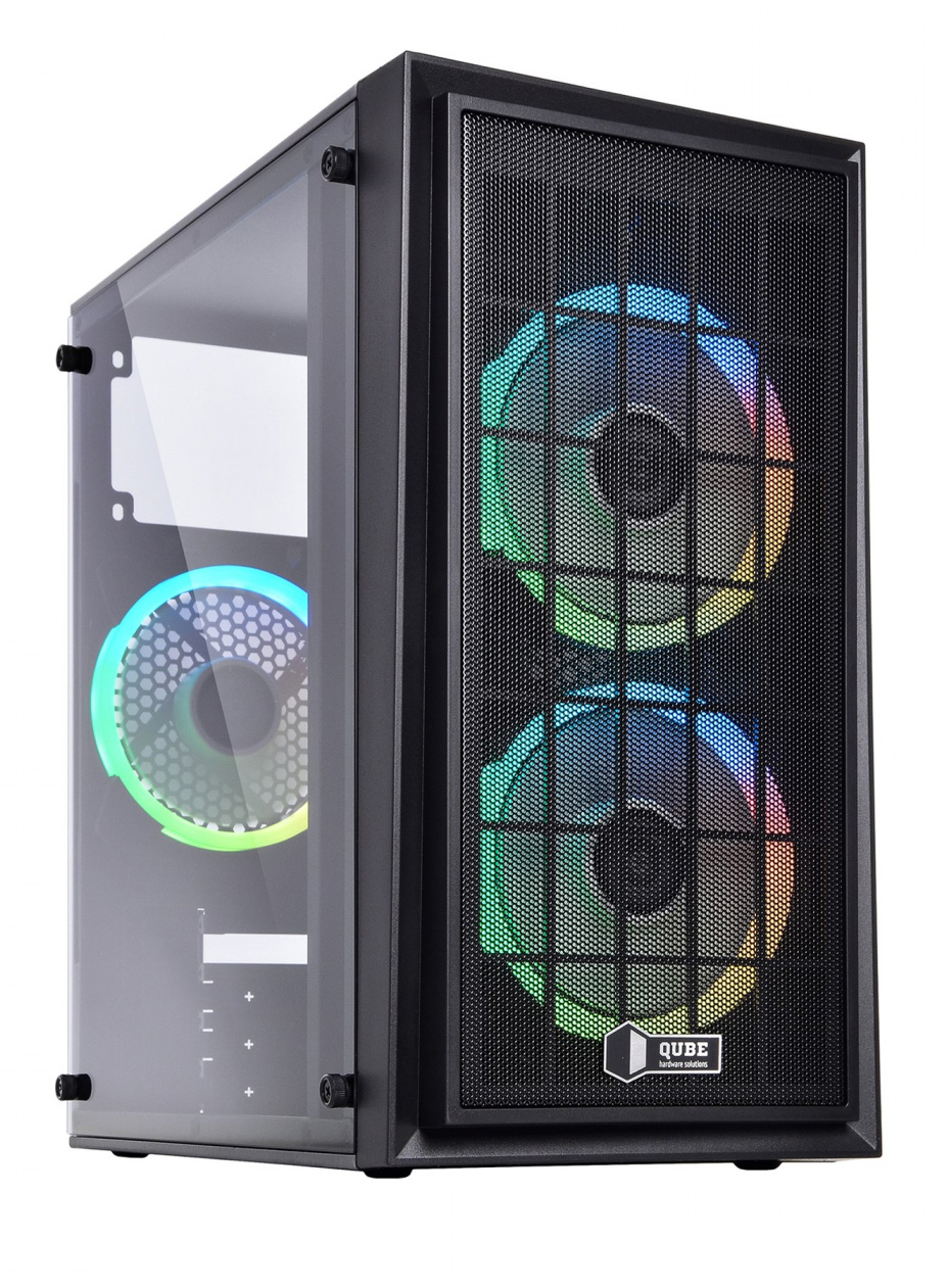 Корпус QUBE Black (QBC01_FCNU3) - Фото 1