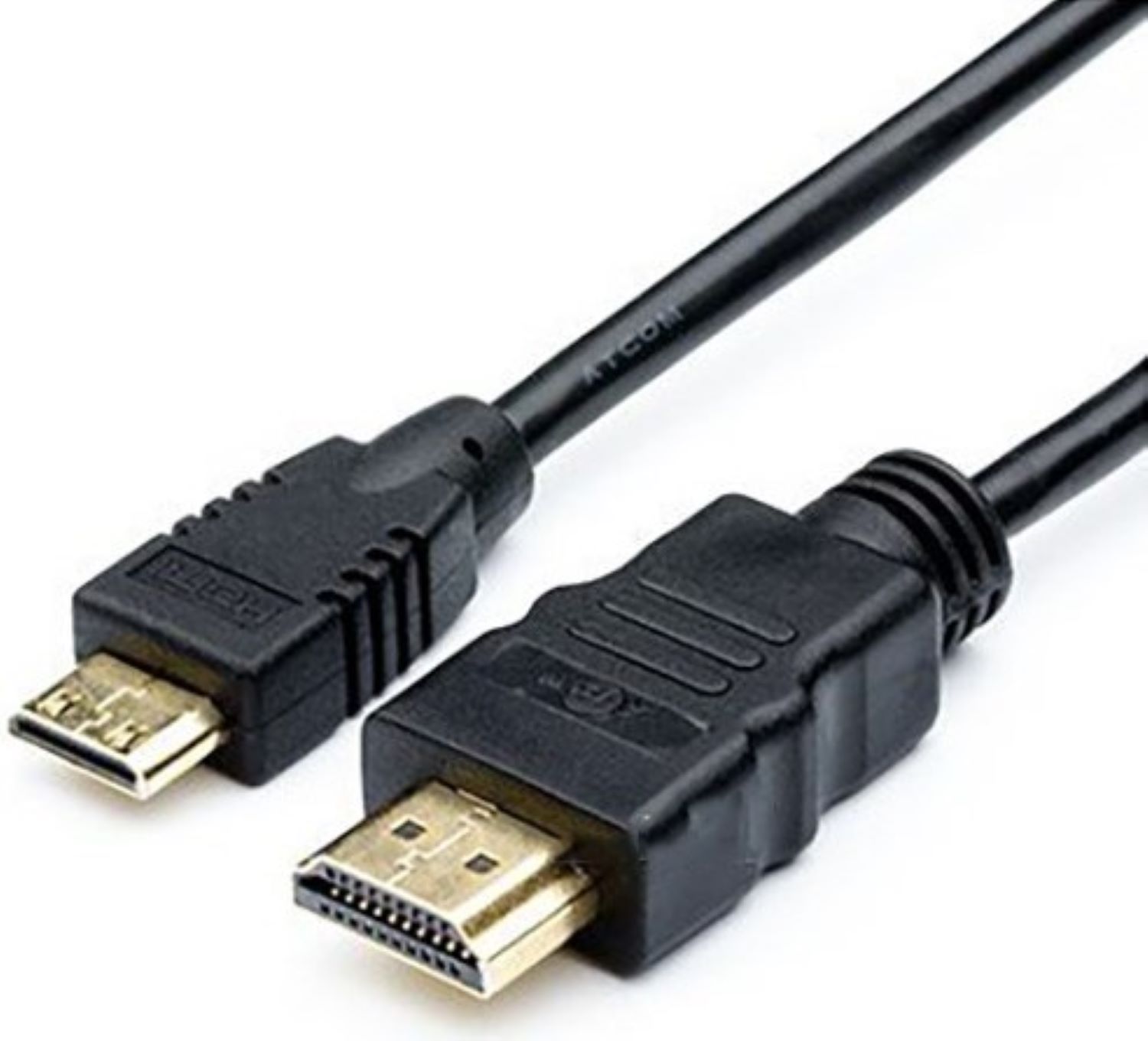 Кабель HDMI Atcom HDMI - mini-HDMI V 1.4 (M/M) 1 м Black (11501) - Фото 1