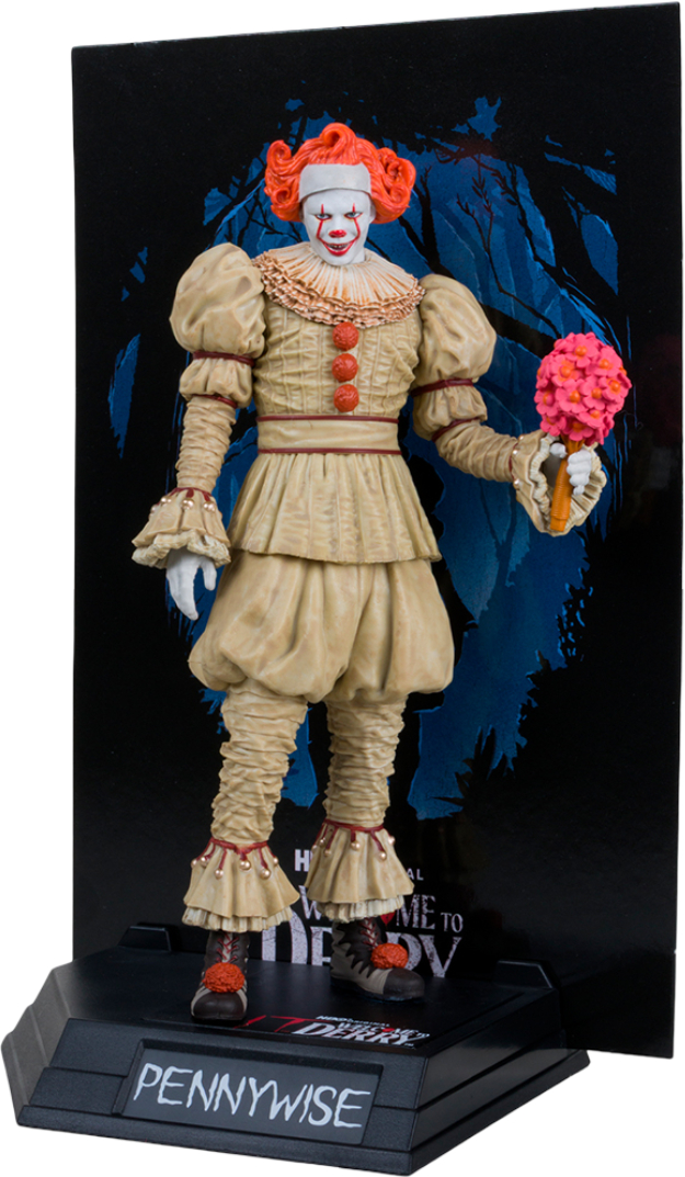 Коллекционная фигурка McFarlane Toys IT Pennywise Flashback - Gold Label - Welcome to Derry (787926141375) - Фото 1