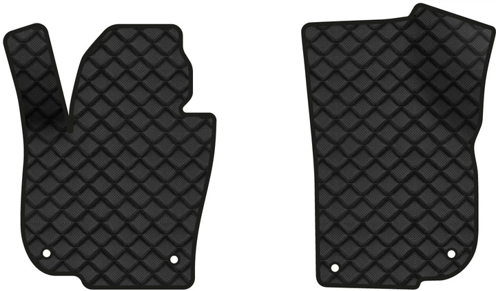 Килимки з екошкіри в салон авто передні EVAtech для Superb (B6) Skoda 2008-2015 2 покоління Sedan EU (SK3221A2AV4BBB) - Фото 1