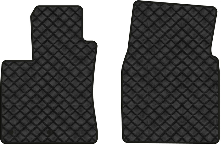 Коврики из экокожи в салон авто передние EVAtech ECO для Qashqai (J10) Nissan 2006-2013 1 поколение SUV EU NS32056AB2RN2BBB - Фото 1