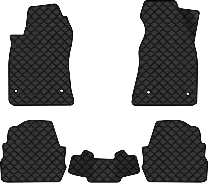 Коврики из экокожи в салон авто EVAtech ECO для A6 (C5) 4WD Restyling Audi 2001-2004 2 поколение Combi EU AU31486CBB5AV4BBB - Фото 1