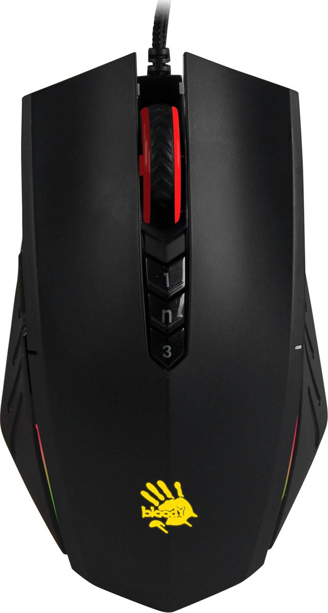 Купити Миша дротова ігрова Bloody A70A (Matte Black) - Фото 1 Миша дротова ігрова Bloody A70A (Matte Black) - Фото 1