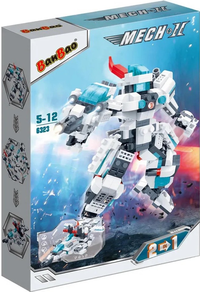 Пластиковый конструктор Banbao "Mech 2" Звездный полицейский (297 элм.) (6323) - Фото 1