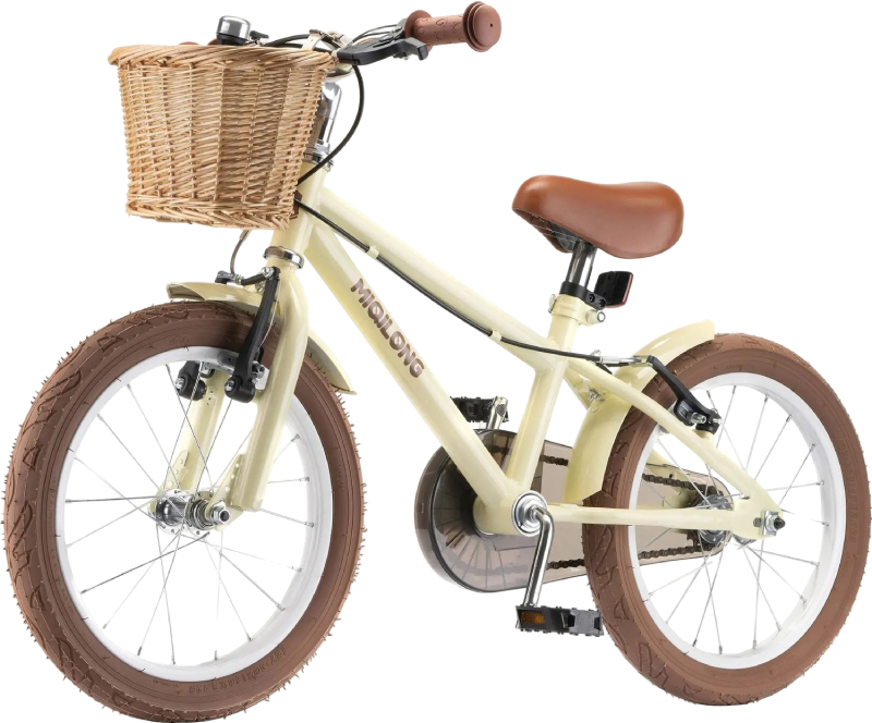 Двухколёсный велосипед Miqilong RM Beige 16" (ATW-RM16-Beige) - Фото 1