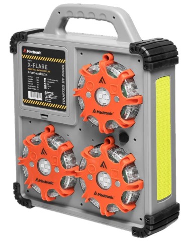 Фонарь аккумуляторный Mactronic X-Flare 30 Lm Red/Blue/Amber Recharg 12/220V (PSD0112) - Фото 1