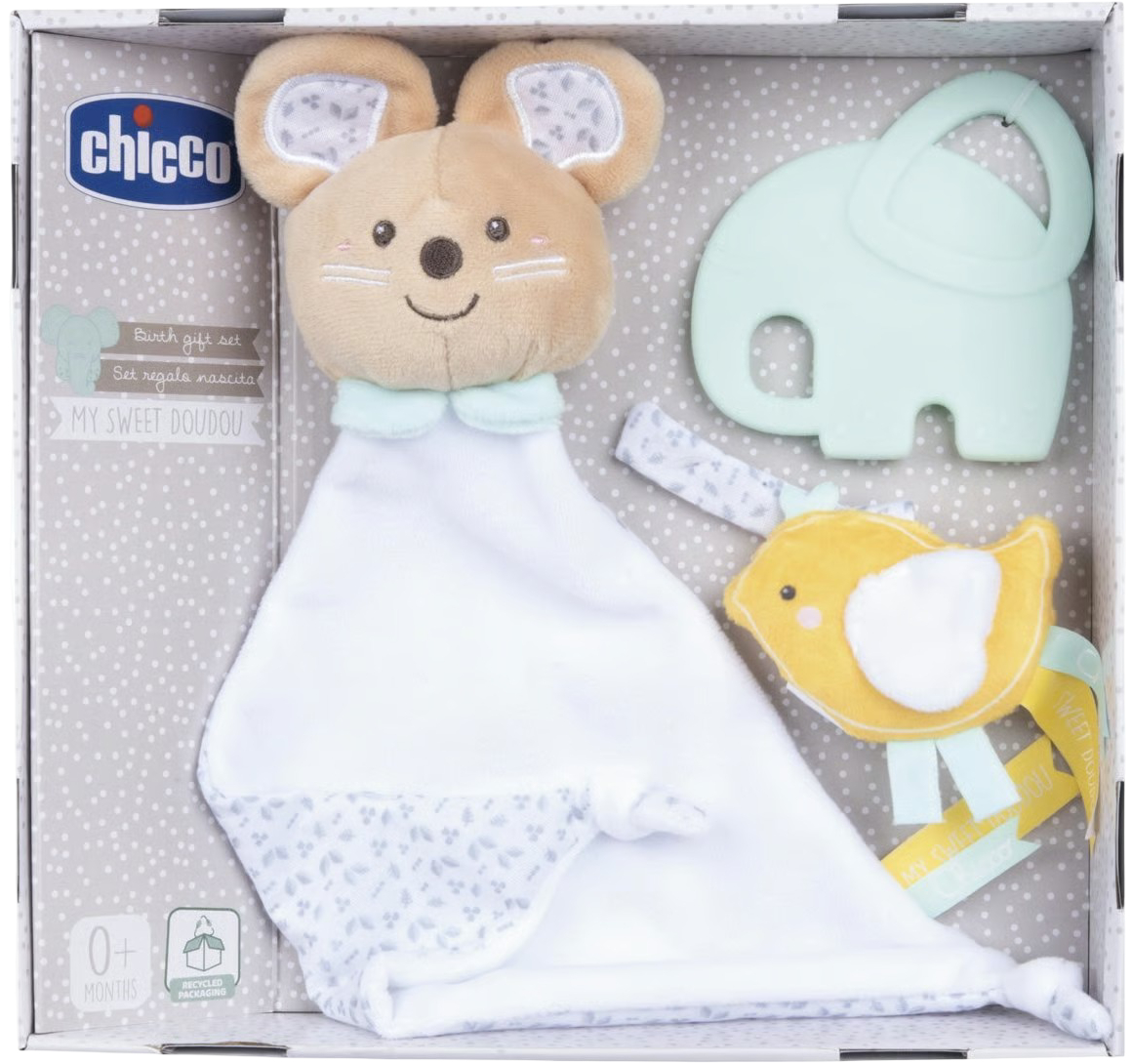 Погремушка Chicco Подарочный набор "С рождением" серии My Sweet Dou Dou (11823.00) - Фото 1