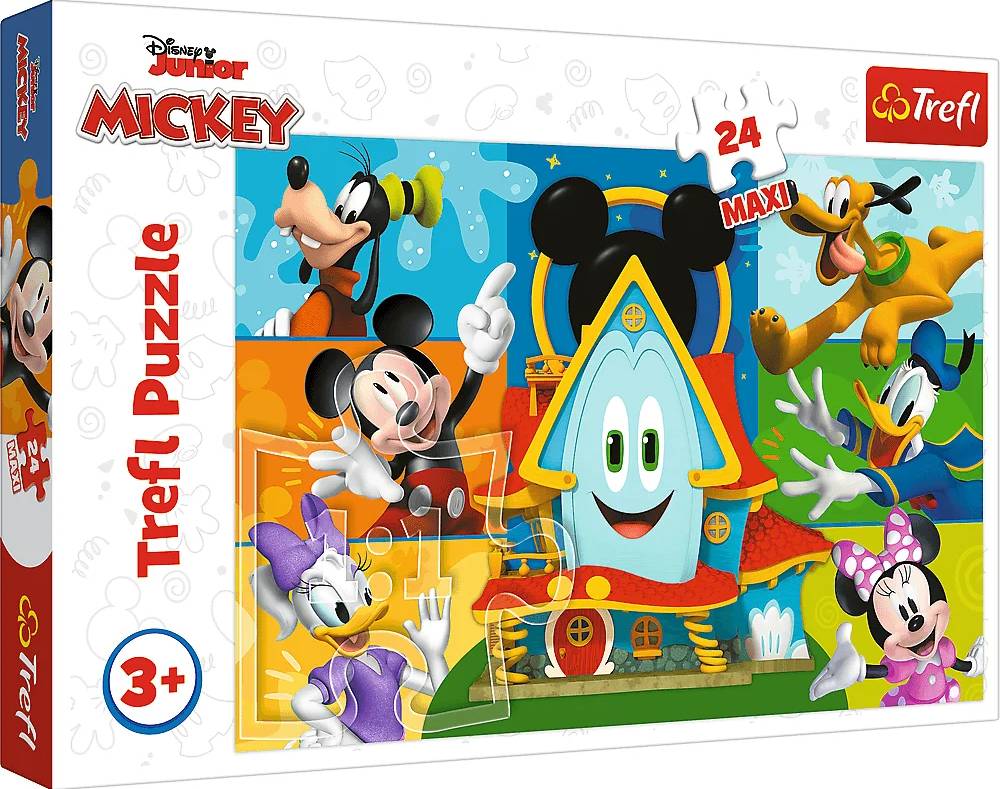 Купить Пазлы (3-4 года) Trefl 24 Maxi Mickey&friends Микки Маус и друзья (43515) - Фото 1 Пазлы (3-4 года) Trefl 24 Maxi Mickey&friends Микки Маус и друзья (43515) - Фото 1