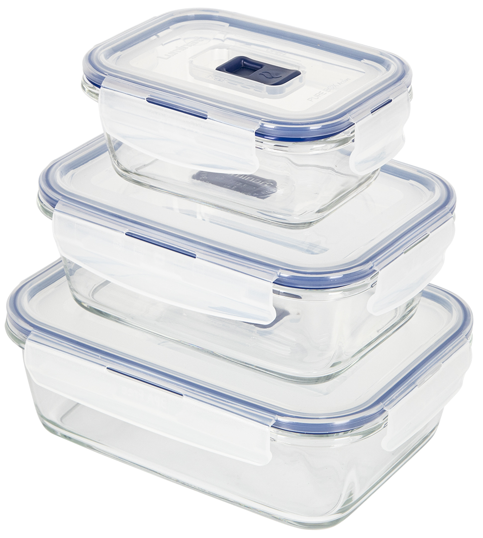 Набір ємностей для зберігання Luminarc Pure Box Active (P4129) - Фото 1